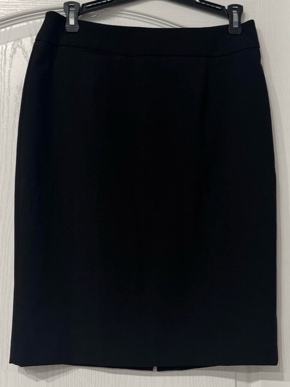 Like New Calvin Klein Black Pencil Skirt with Back Slit